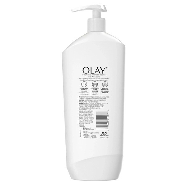 Olay Olay Soothing Dryness Relief Body Lotion - Back View - for Sale in Kenya