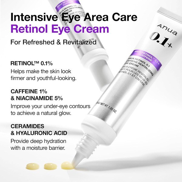 ANUA ANUA Retinol Eye Cream - Angle View - for Sale in Kenya