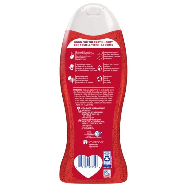 Softsoap Softsoap Exfoliating Body Wash - Ingredients View - for Sale in Kenya