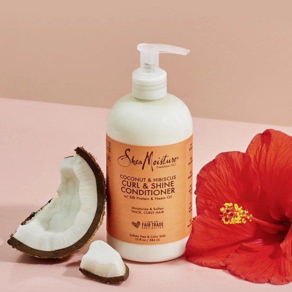 Shea Moisture SheaMoisture Coconut Hibiscus Conditioner Curl Shine Silicone - Ingredients View - for Sale in Kenya