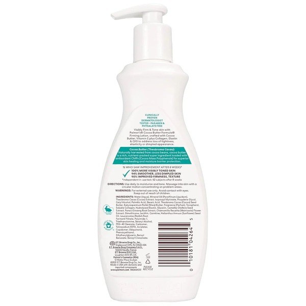 Palmer's Palmer's Cocoa Butter Formula Skin Firming Body Lotion - Back View - for Sale in Kenya