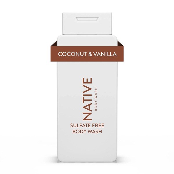 Native Native Body Wash, Sulfate Free, Coconut & Vanilla - Front View - for Sale in Kenya