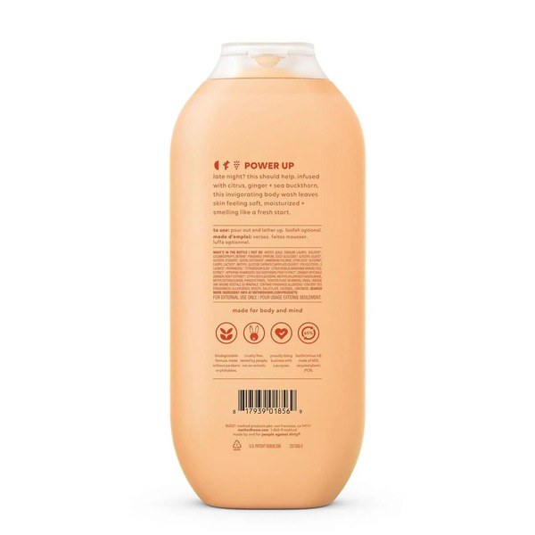 Method Method Body Wash, Energy Boost - Ingredients View - for Sale in Kenya