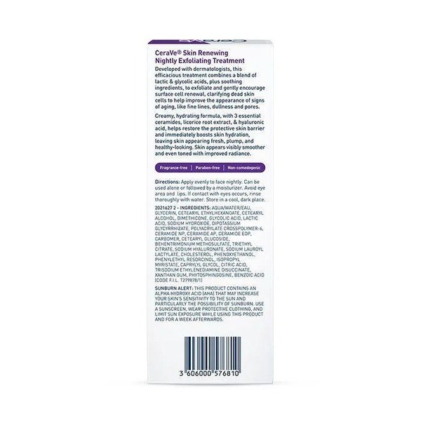 Cerave Cerave Skin Renewing Nightly Exfoliating Treatment - Angle View - for Sale in Kenya