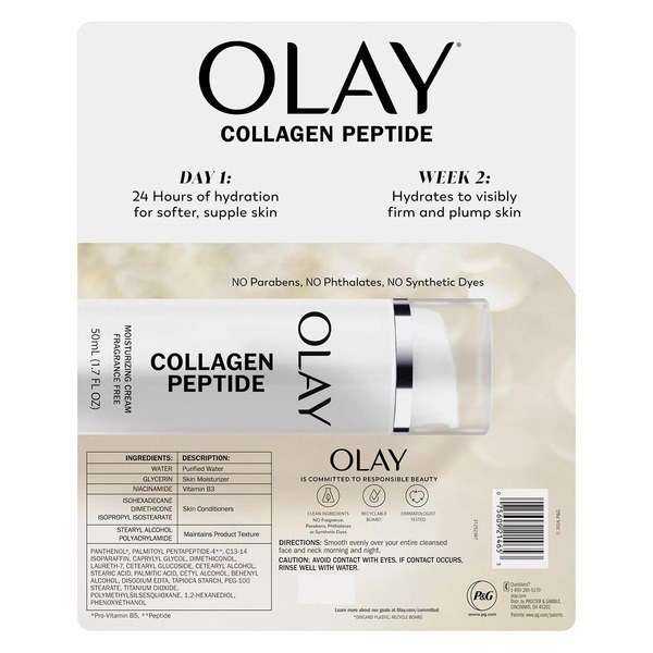 Olay Olay Collagen Peptide Facial Moisture - Angle View - for Sale in Kenya