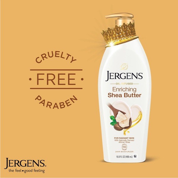 Jergens Jergens Shea Butter Deep Conditioning Body Lotion - Angle View - for Sale in Kenya