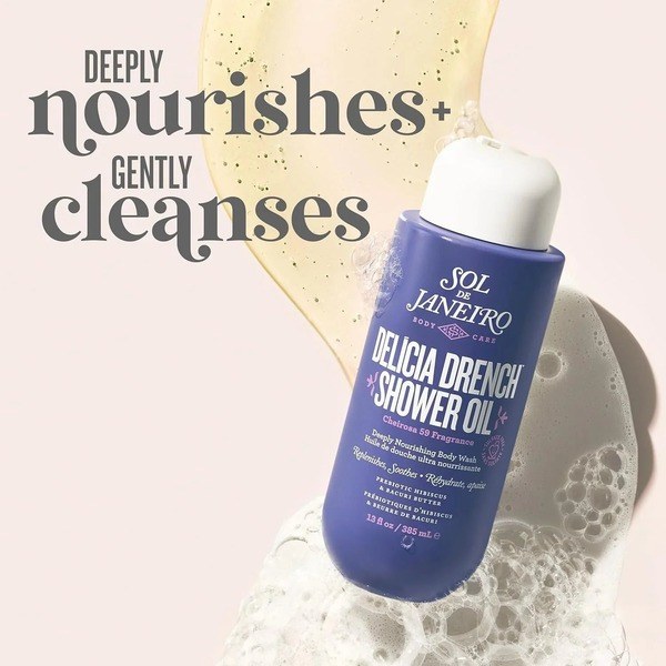 Sol De Janeiro Sol de Janeiro Delicia Drench Shower Oil - Ingredients View - for Sale in Kenya