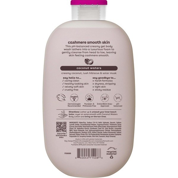 eos eos Coconut Waters pH Balanced Body Wash - Back View - for Sale in Kenya