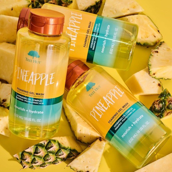 Tree Hut Tree Hut Pineapple Foaming Gel Wash - Ingredients View - for Sale in Kenya