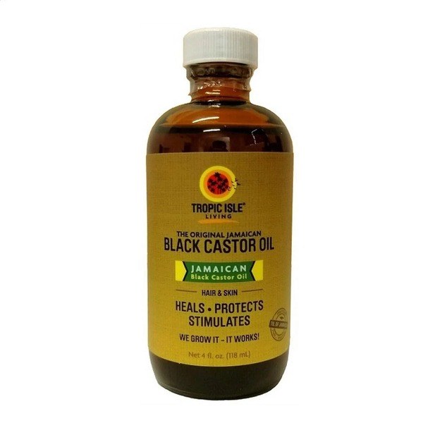 Tropical Isle Jamaican Black Castor Oil in Kenya - Back View - for Sale in Kenya