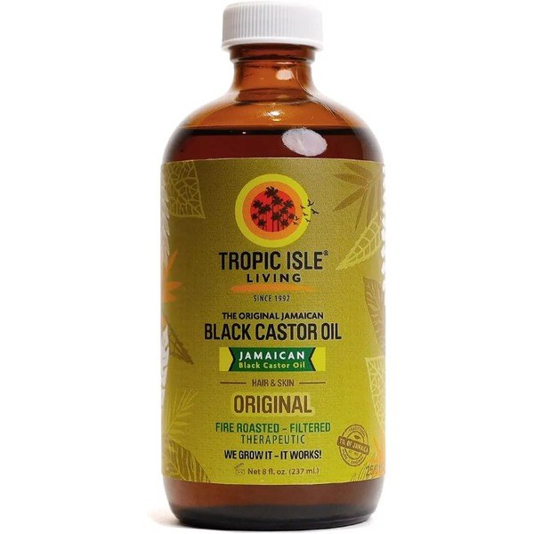 Tropical Isle Jamaican Black Castor Oil in Kenya - Ingredients View - for Sale in Kenya