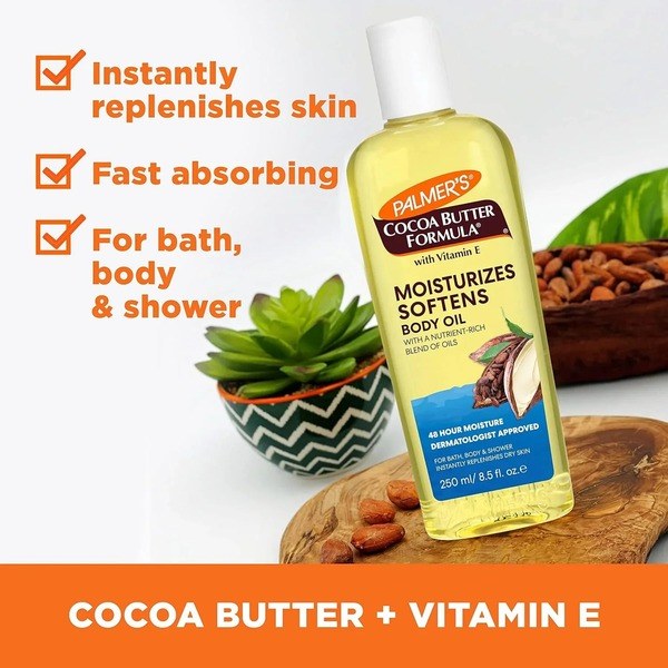 Palmer's Palmer's Cocoa Butter Moisturizing Body Oil - Back View - for Sale in Kenya
