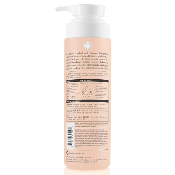 Naturium Naturium The Glow Getter Multi-Oil Hydrating Body Wash - Back View - for Sale in Kenya