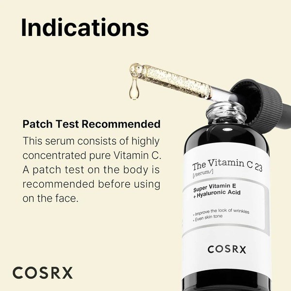 COSRX COSRX Pure Vitamin C 23% Serum with Vitamin E & Hyaluronic Acid - Ingredients View - for Sale in Kenya