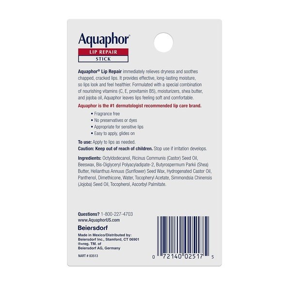 Aquaphor Aquaphor Lip Repair Stick - Angle View - for Sale in Kenya