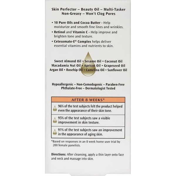 Palmer's Palmer's Cocoa Butter Moisturizing Skin Therapy Oil Face - Ingredients View - for Sale in Kenya