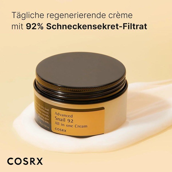 COSRX COSRX Snail Mucin 92% Moisturizer 3.52oz/ 100g Korean Skincare - Back View - for Sale in Kenya