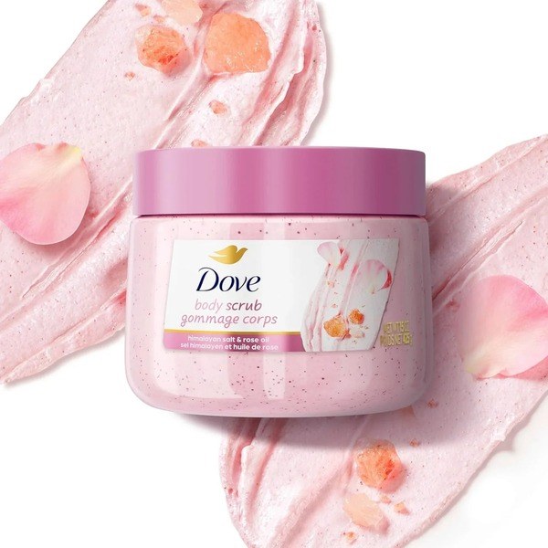 Dove Dove Himalayan & Rose Body Scrub. - Back View - for Sale in Kenya