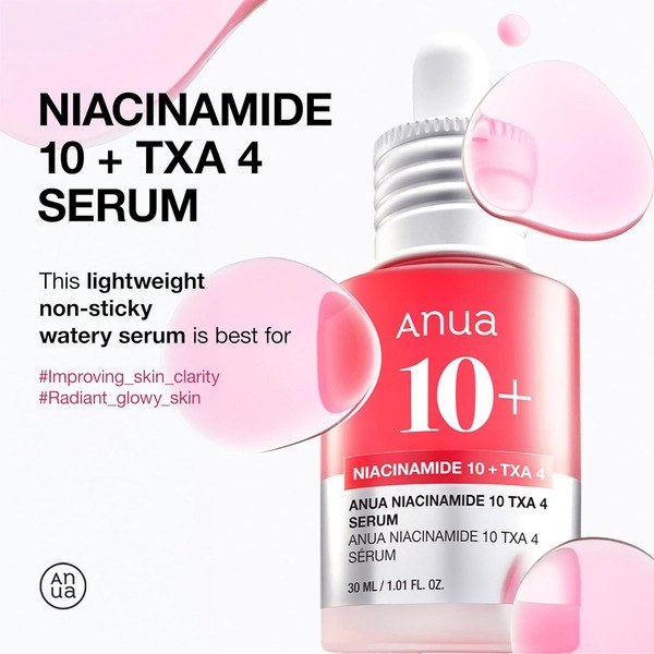 ANUA ANUA Niacinamide 10 + TXA 4 Serum - Ingredients View - for Sale in Kenya