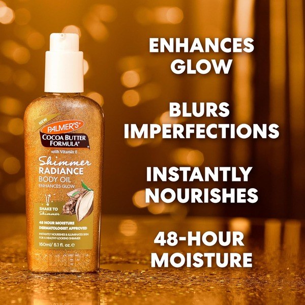 Palmer's Palmer's Cocoa Butter Formula Shimmer Body Oil - Ingredients View - for Sale in Kenya