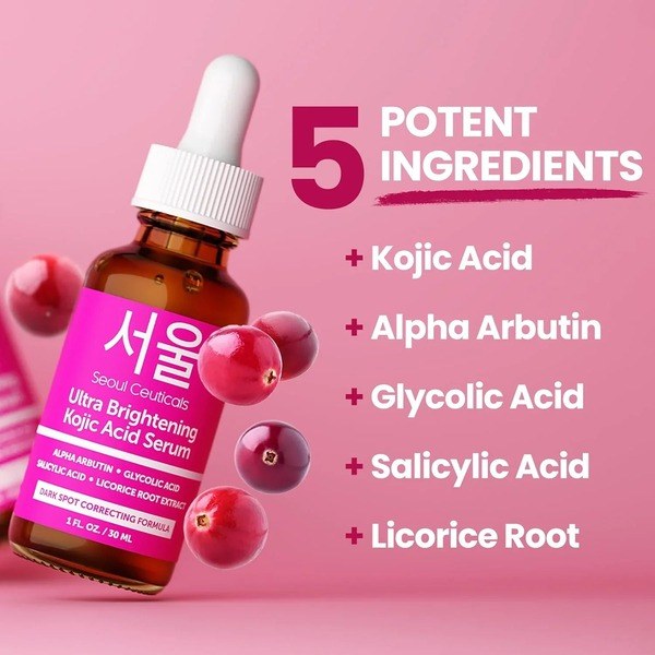 SeoulCeuticals SeoulCeuticals Ultra Brightening Kojic Acid Serum - Back View - for Sale in Kenya