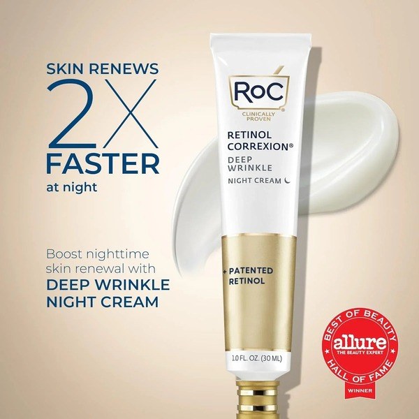 RoC RoC Retinol Correxion Deep Wrinkle Night Cream - Angle View - for Sale in Kenya