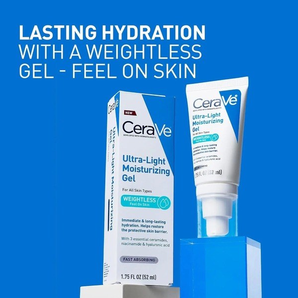 CeraVe CeraVe Ultra-Light Moisturizing Gel - Angle View - for Sale in Kenya