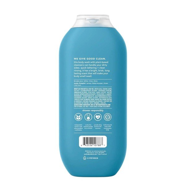 Method Method Men Body Wash, Glacier + Granite - Back View - for Sale in Kenya