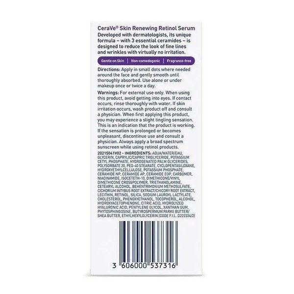 Cerave Cerave Skin Renewing Retinol Serum - Angle View - for Sale in Kenya