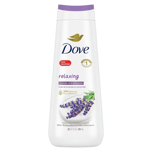 Dove Dove Relaxing Body Wash Lavender Oil & Chamomile Cleanser, 20 oz - Front View - for Sale in Kenya