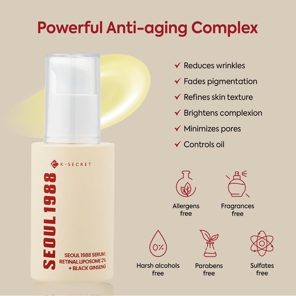 k secret K-SECRET SEOUL 1988 Retinal Serum - Back View - for Sale in Kenya