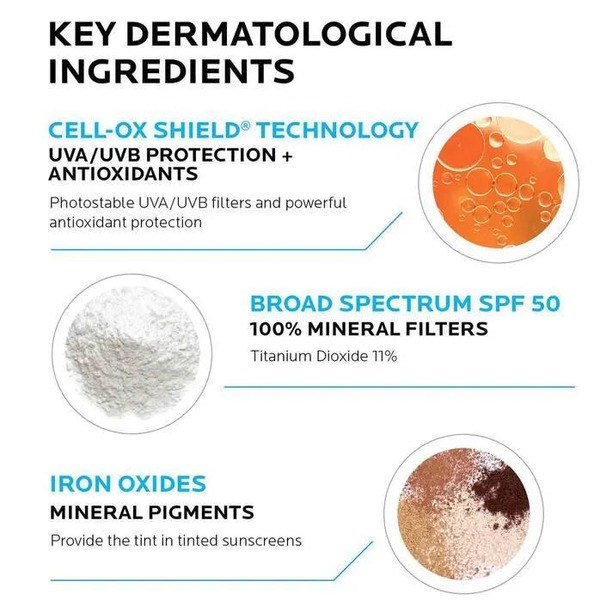 La Roche-Posay La Roche-Posay Anthelios Tinted Sunscreen For Face SPF 50 - Back View - for Sale in Kenya