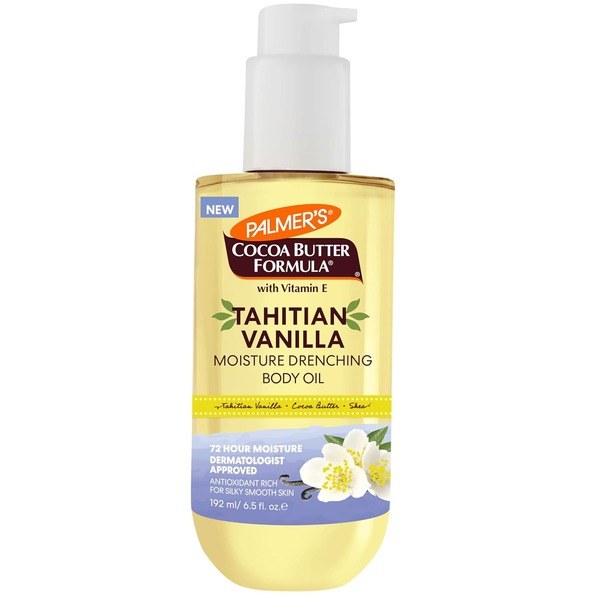 PALMERS Palmer's Cocoa Butter Tahitian Vanilla Body oil - Front View - for Sale in Kenya