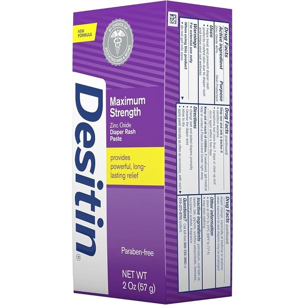 Desitin Desitin Maximum Strength Baby Diaper Rash Cream - Angle View - for Sale in Kenya