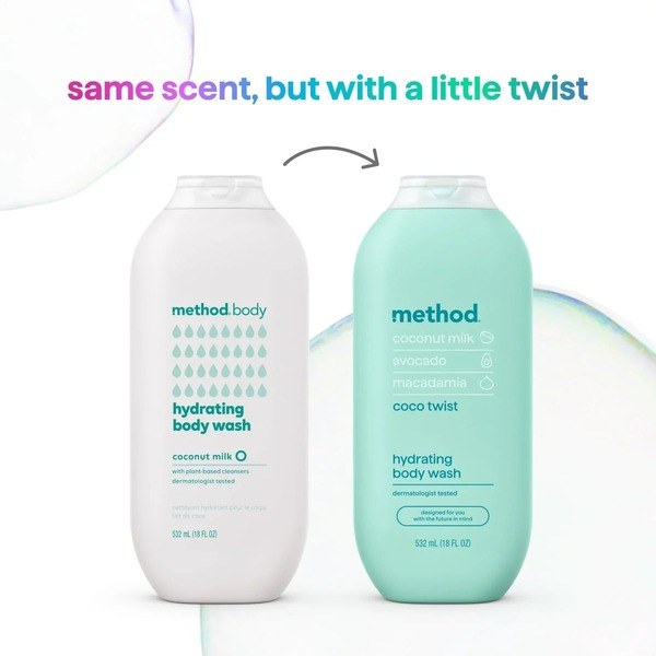 Method Method Body Wash, Coco Twist - Angle View - for Sale in Kenya