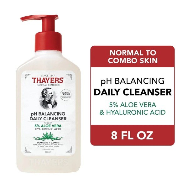 Thayers Thayers pH Balancing Gentle Face Wash with Aloe Vera and Hyaluronic Acid, 8oz - Front View - for Sale in Kenya