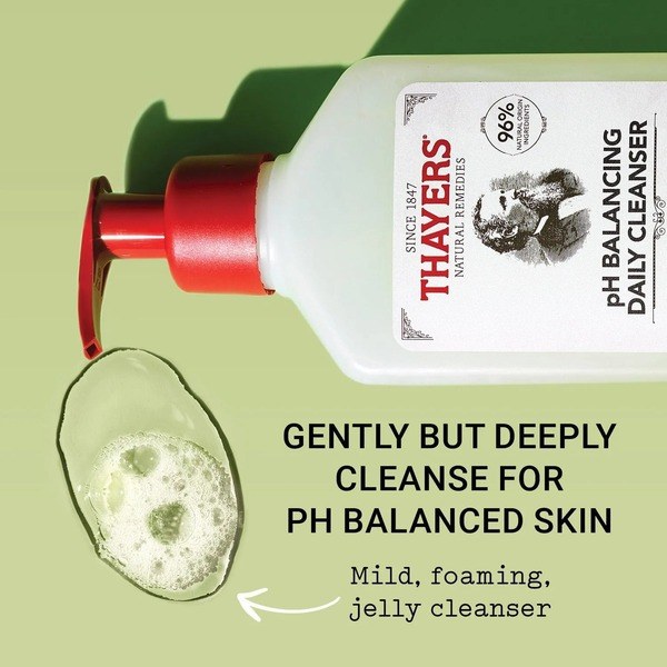Thayers Thayers pH Balancing Gentle Face Wash with Aloe Vera and Hyaluronic Acid, 8oz - Back View - for Sale in Kenya