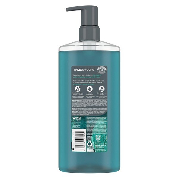 DOVE MEN + CARE DOVE MEN + CARE Eucalyptus + Cedar Oil Body Wash - Back View - for Sale in Kenya