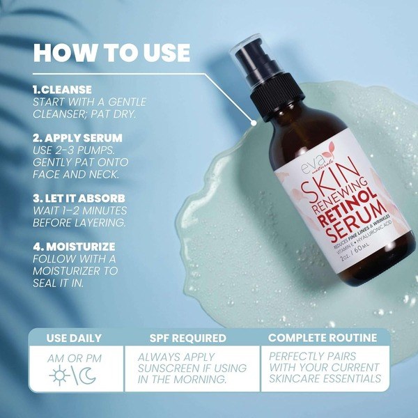 Eva Naturals Eva Naturals Retinol Serum - Ingredients View - for Sale in Kenya