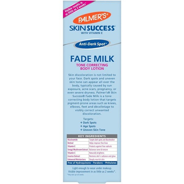 Palmer's Palmer's Skin Success Anti-Dark Spot Fade Milk Body Lotion, 8.5 Ounce - Back View - for Sale in Kenya