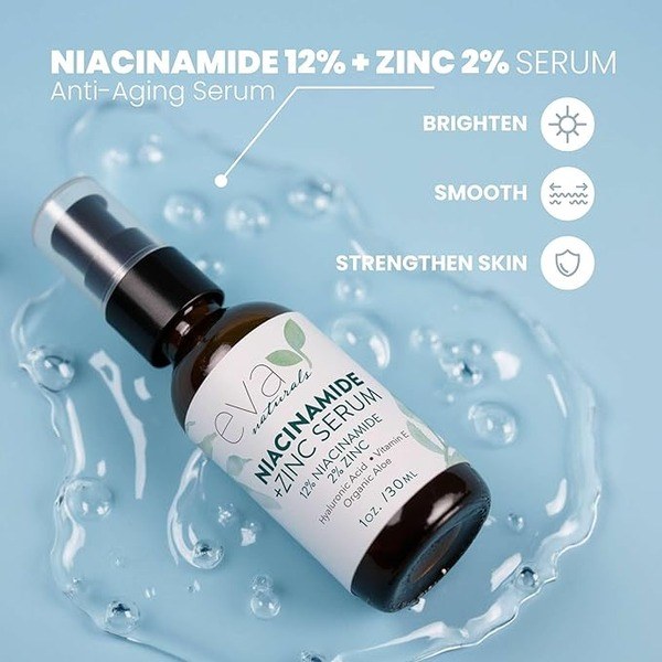 Eva Naturals Eva Naturals Niacinamide Serum - Ingredients View - for Sale in Kenya