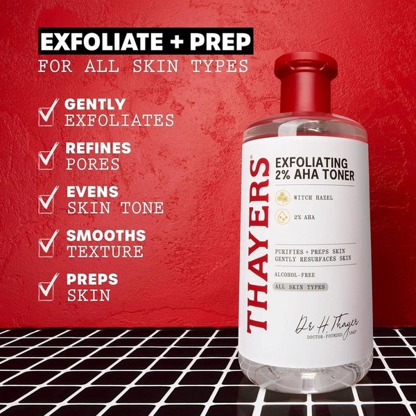 Thayers Thayers 2% AHA Exfoliating Toner with Glycolic Acid - Back View - for Sale in Kenya