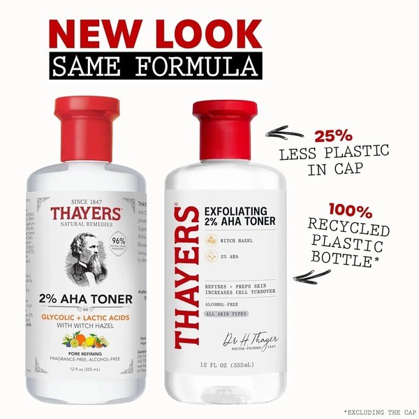 Thayers Thayers 2% AHA Exfoliating Toner with Glycolic Acid - Ingredients View - for Sale in Kenya