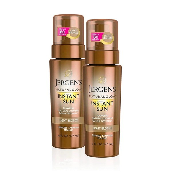 Jergens Jergens Instant Body Mousse Self Tanner for Deep Bronze Tan, 6 Ounce - Back View - for Sale in Kenya