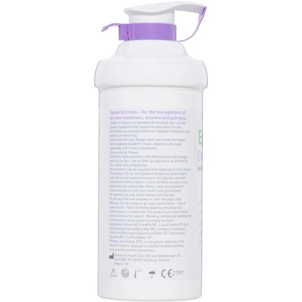 Epaderm Epaderm Cream 500g - Back View - for Sale in Kenya
