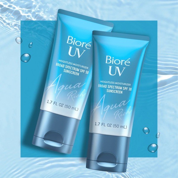Bioré Biore UV Aqua Rich Sunscreen with SPF 50, 1.7 oz - Angle View - for Sale in Kenya