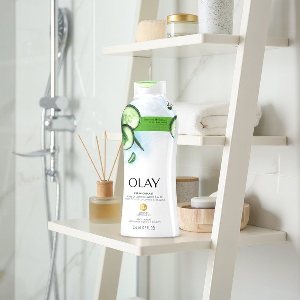 Olay Olay Fresh Outlast Body Wash with Cucumber - Ingredients View - for Sale in Kenya
