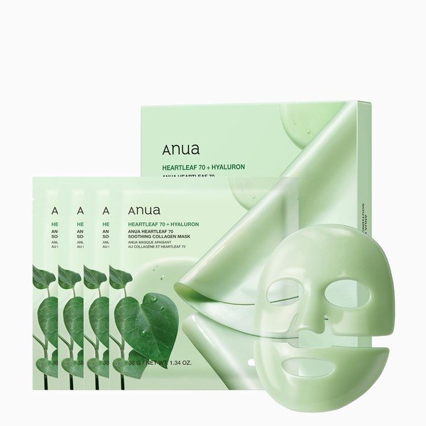 Anua ANUA Heartleaf Collagen Hyaluronic Mask, Facial Mask - Front View - for Sale in Kenya