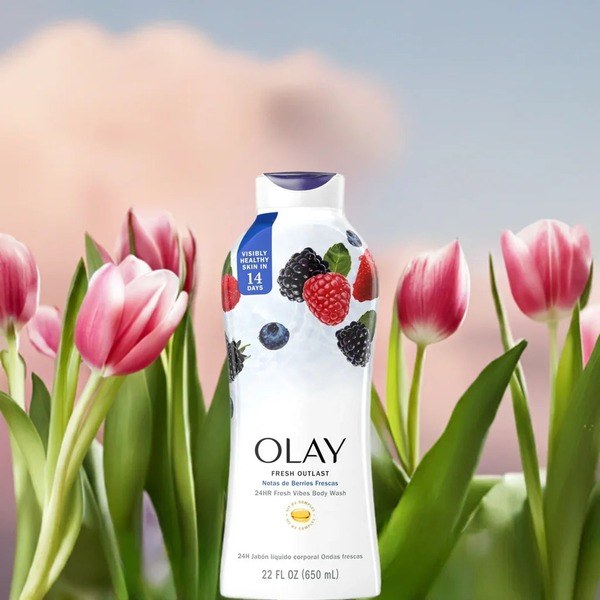 Olay Olay Berries Frescas Body Wash - Angle View - for Sale in Kenya