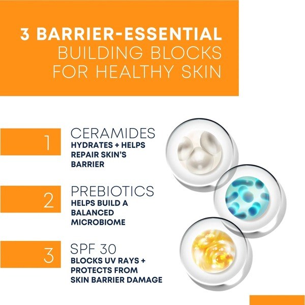 RoC RoC Barrier Renew AM Moisturizer, SPF30, All Skin Types - Ingredients View - for Sale in Kenya